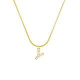 Diamonte Initial Necklace - Réalta