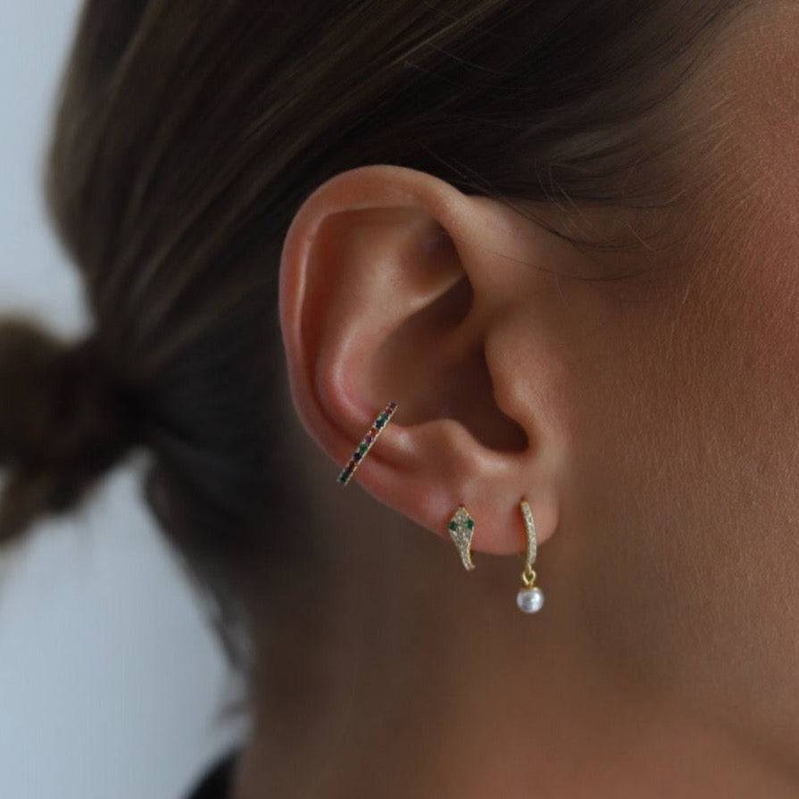 Serpent Hoop Earrings - réaltathelabel
