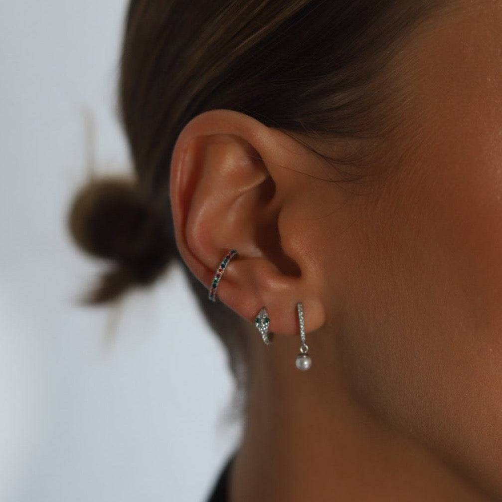 Serpent Hoop Earrings - réaltathelabel