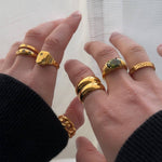 Celeste Ring - gemstone ring - Réalta