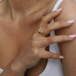 Celeste Ring - gemstone ring - Réalta