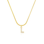 Diamante Initial Necklace - Réalta