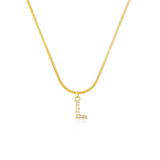 Diamante Initial Necklace - Réalta