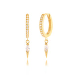 Rita Gem Drop Earrings - Réalta