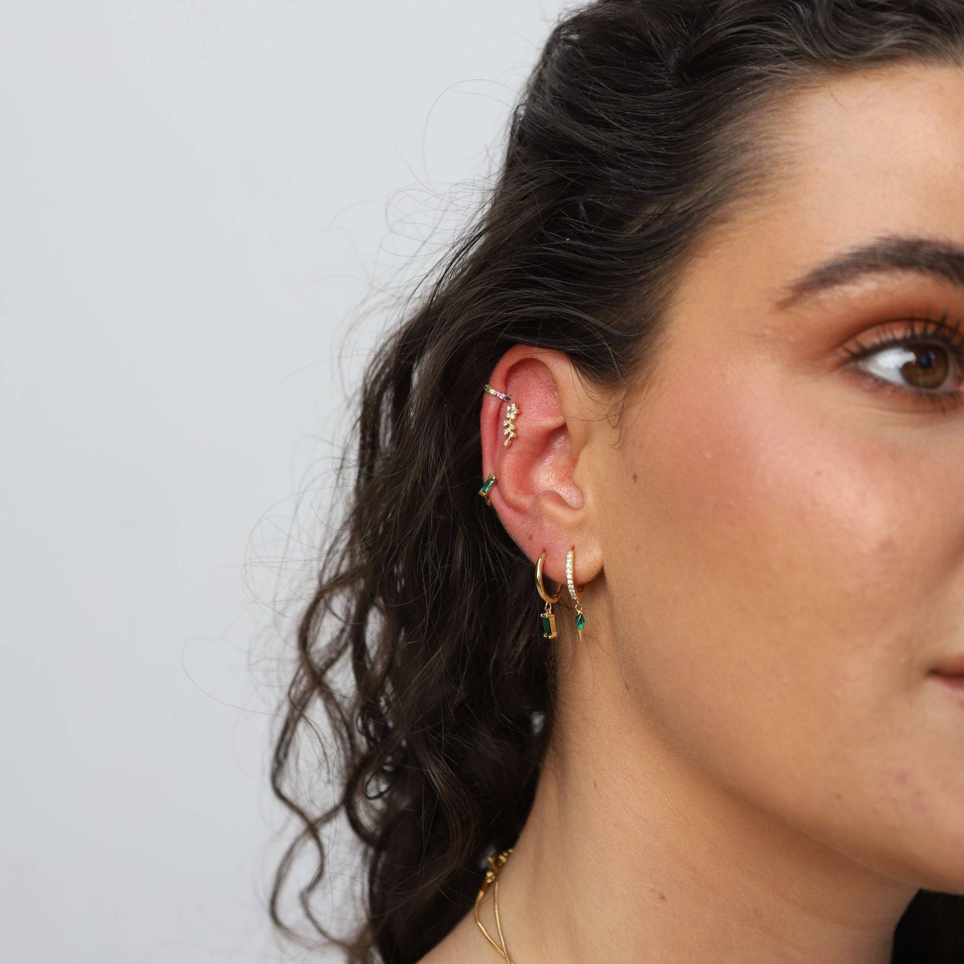 Rita Gem Drop Earrings - Réalta