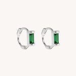 Silver Aime Huggie hoops - Réalta