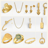 The Éire Advent Calendar, all 12 gold pieces