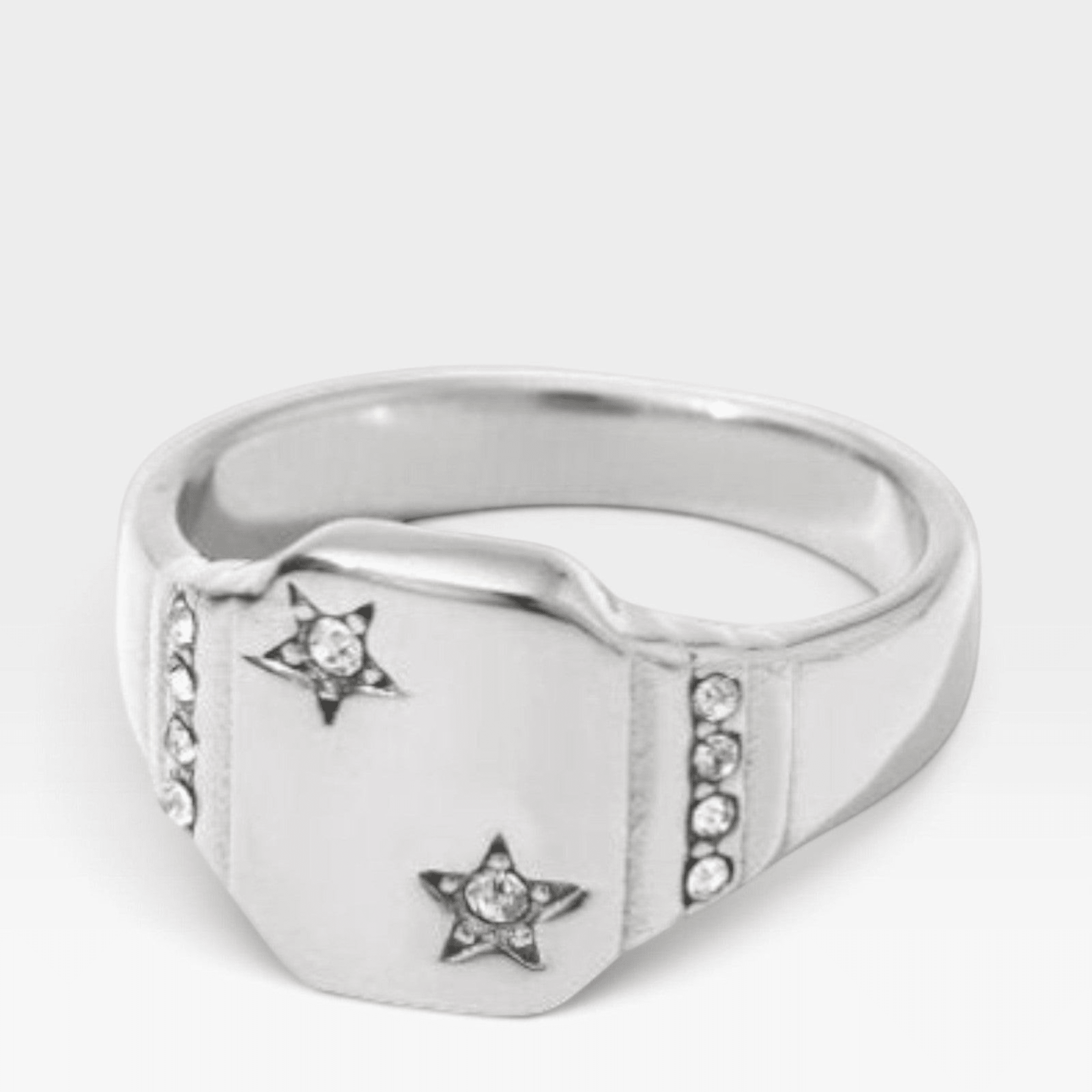Álainn Gold Star Signet Ring - Réalta