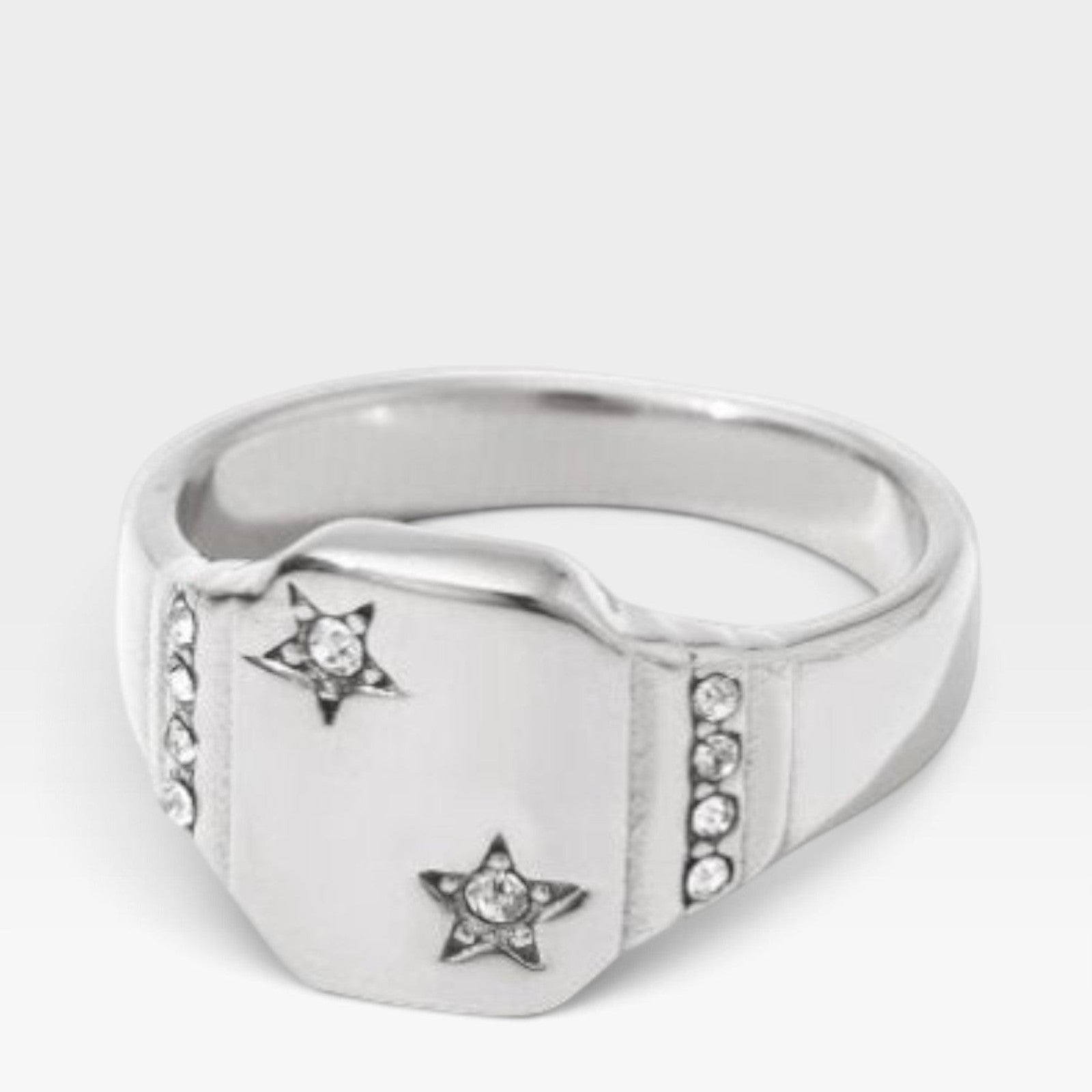 Álainn Gold Star Signet Ring - Réalta