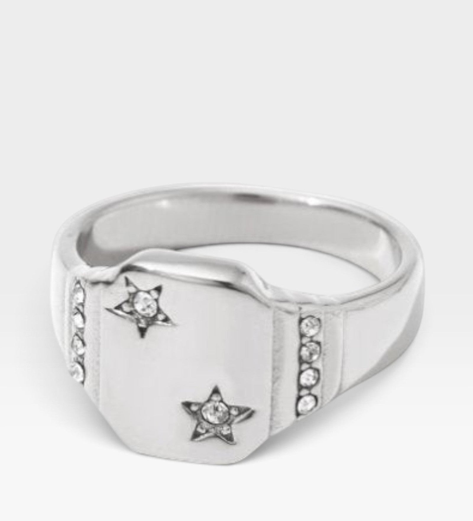 Álainn Gold Star Signet Ring - Réalta