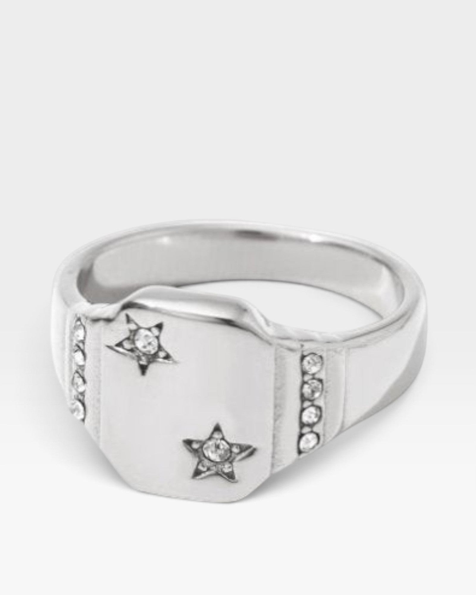 Álainn Gold Star Signet Ring - Réalta