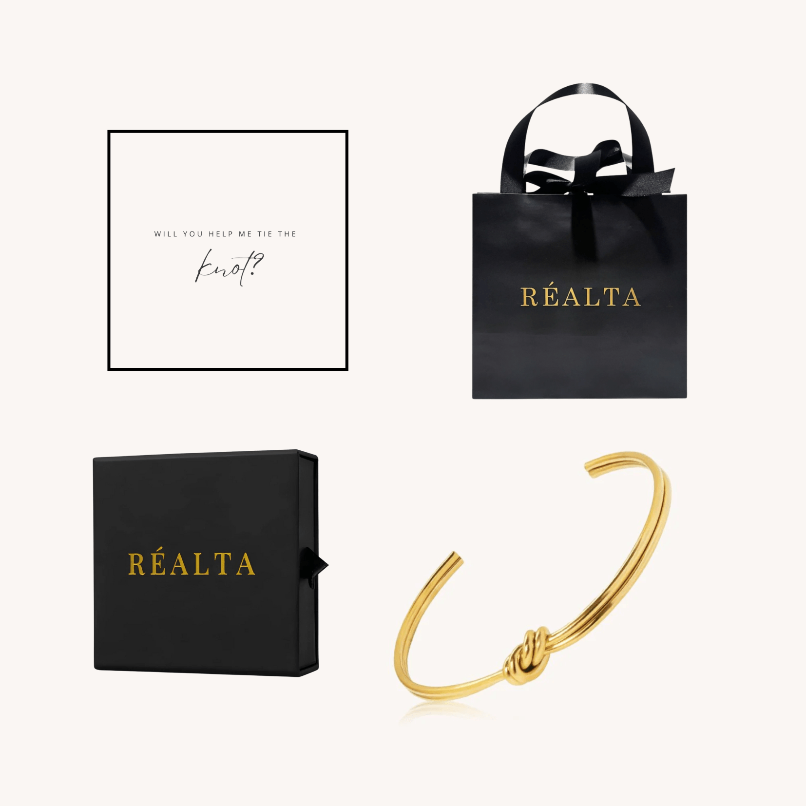 Bridesmaid Bracelet Proposal Gift - Réalta
