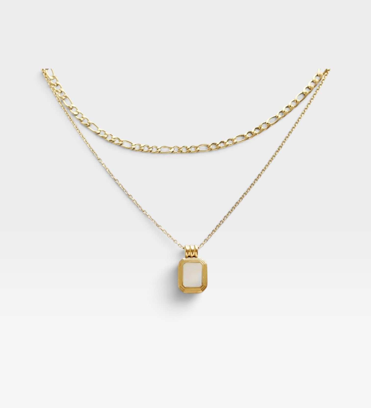 Colette Chain Necklaces Réalta White