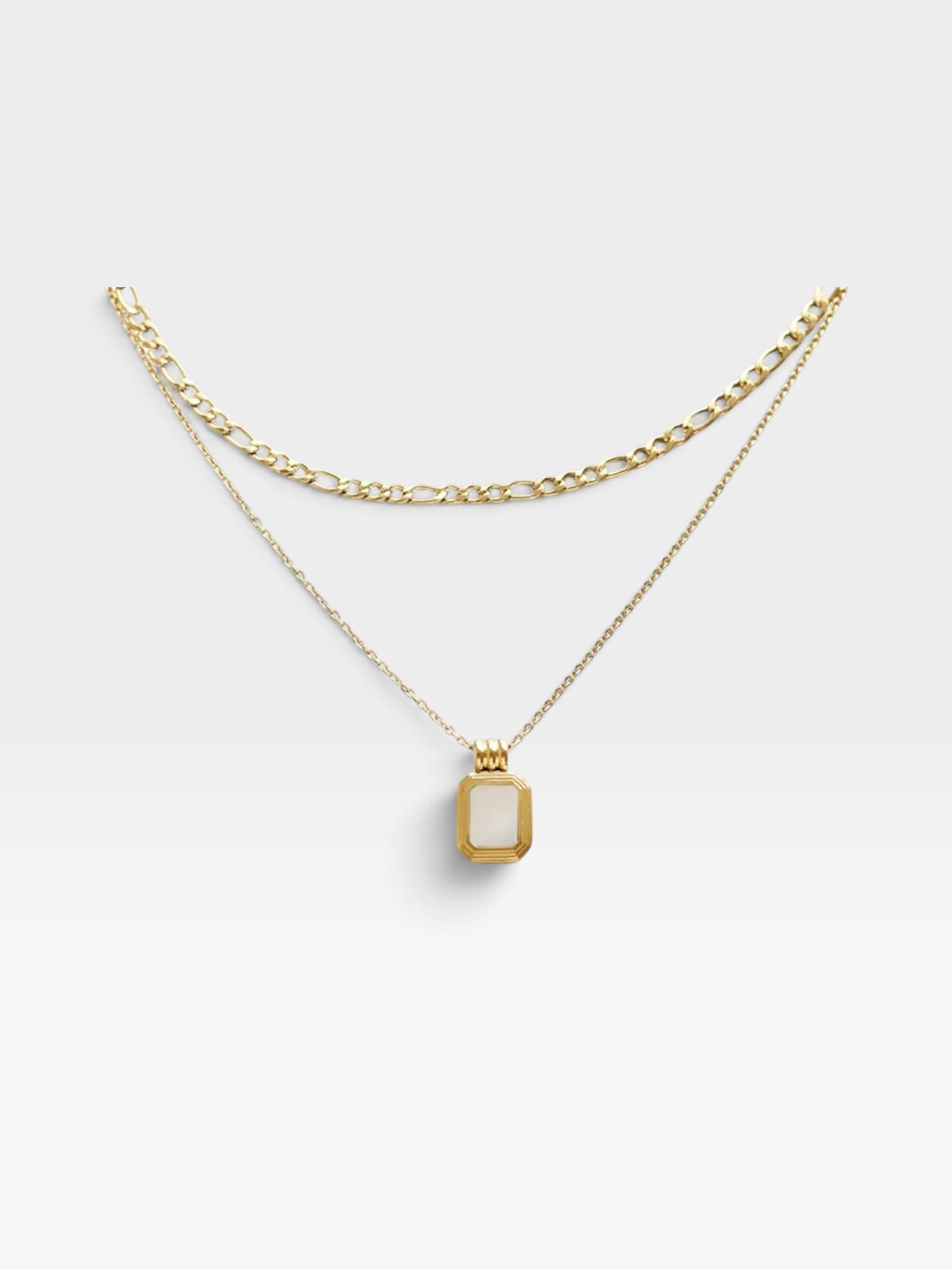 Colette Chain Necklaces Réalta White