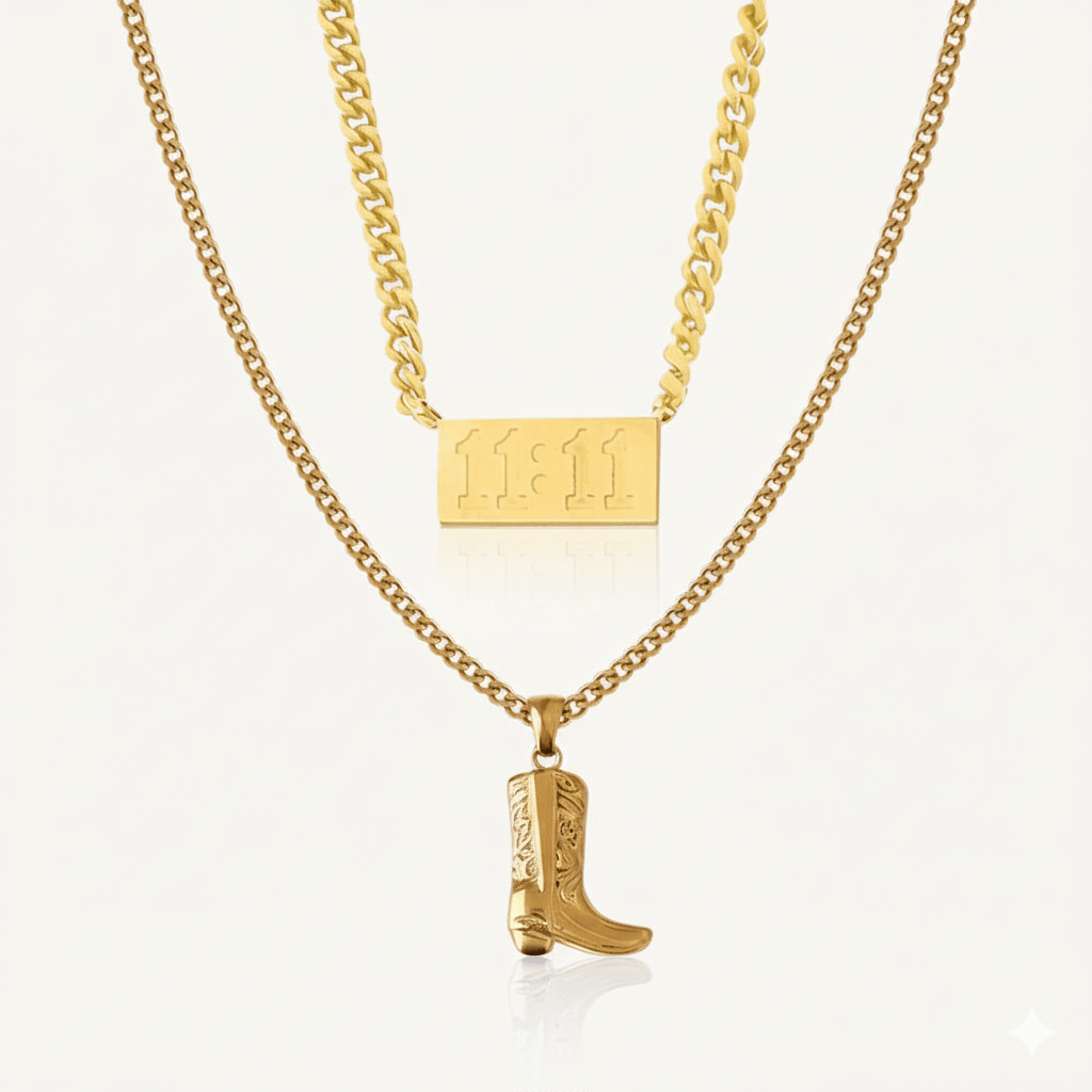 Cowboy & 11:11 Necklace Gift Set - Réalta