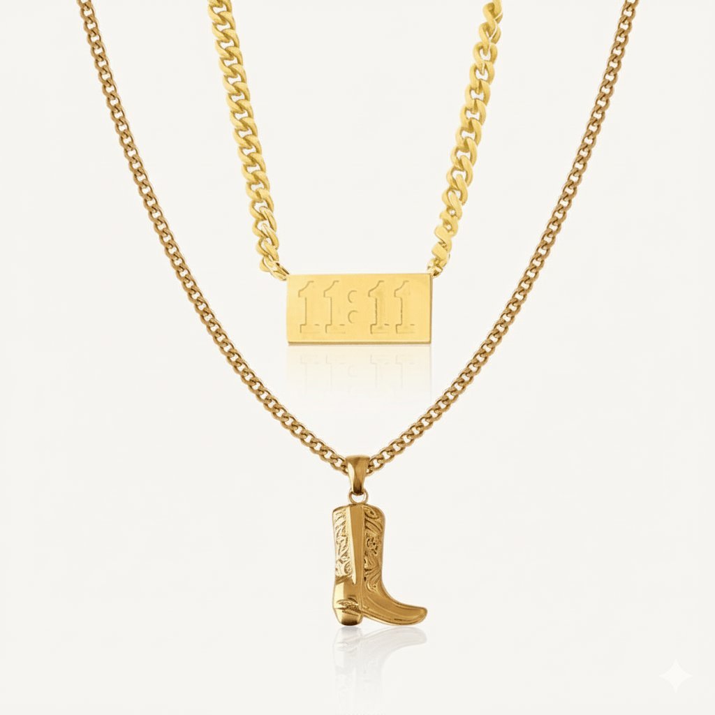 Cowboy & 11:11 Necklace Gift Set - Réalta
