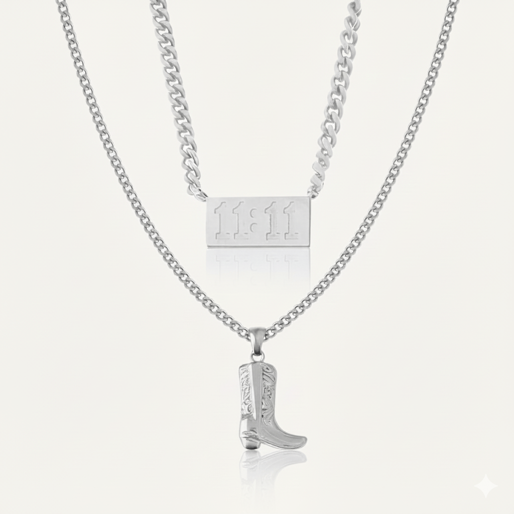 Cowboy & 11:11 Necklace Gift Set - Réalta