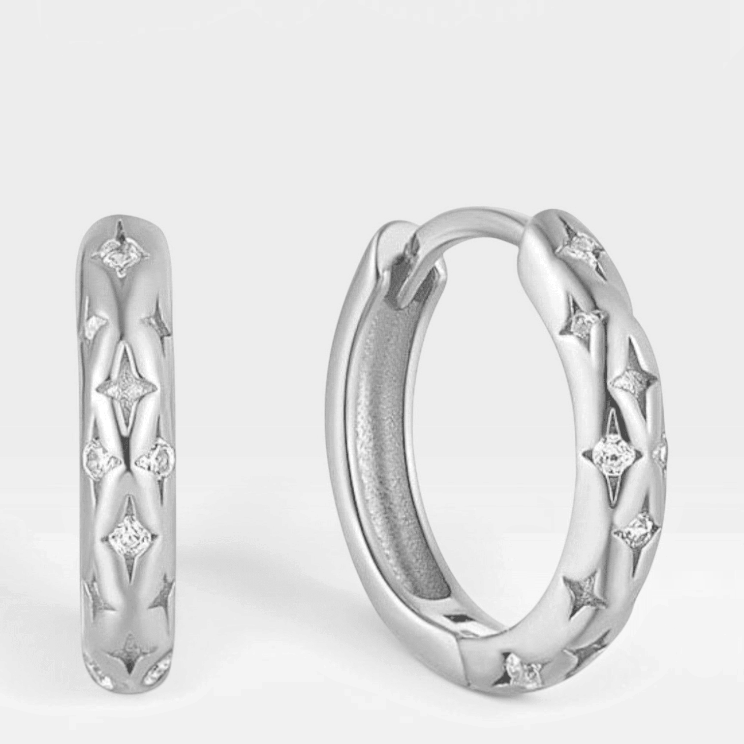 Fia Huggie Hoops - Réalta