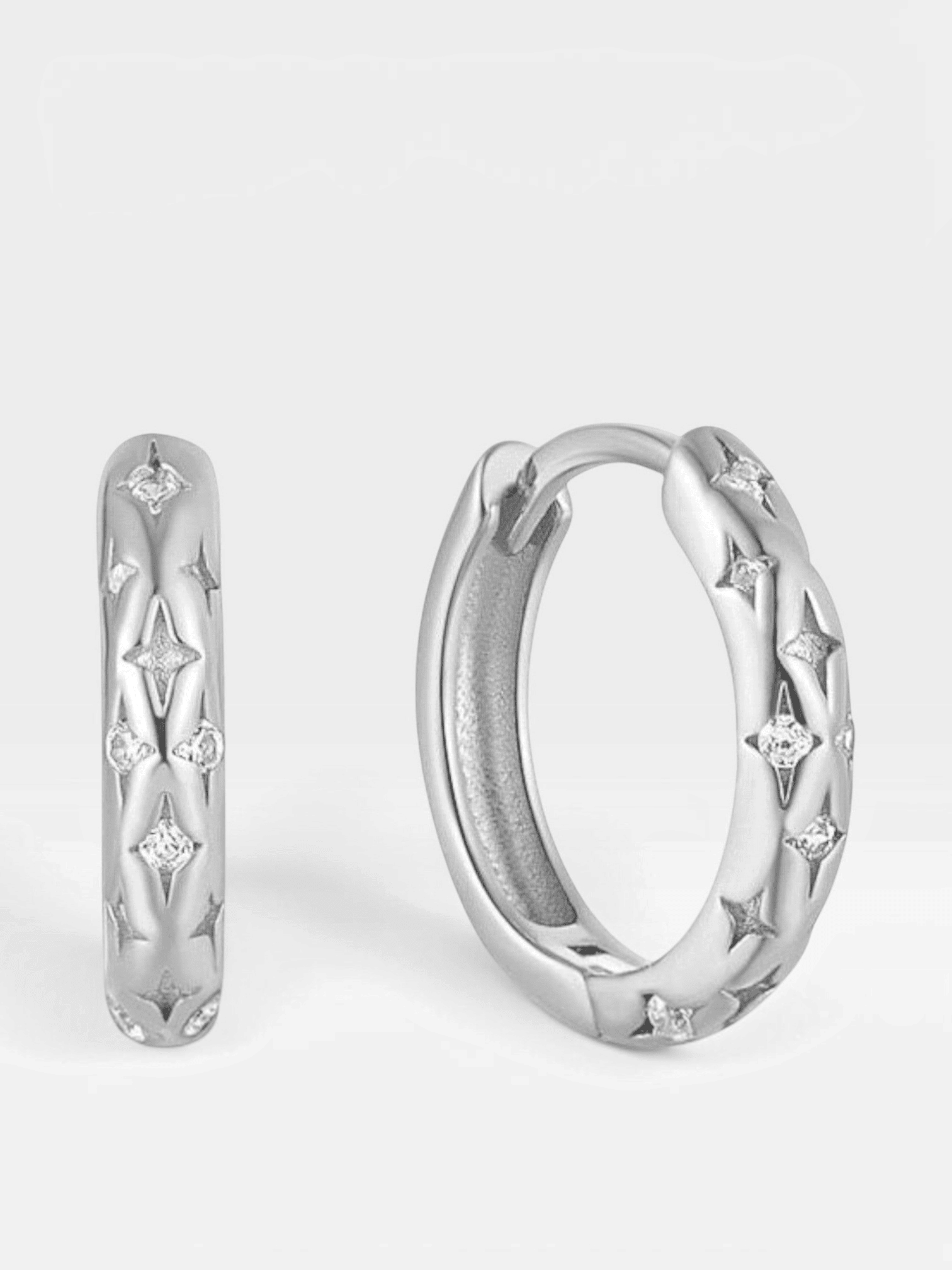 Fia Huggie Hoops - Réalta
