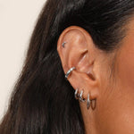 Fia Huggie Hoops - Réalta