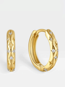 Fia Huggie Hoops - Réalta