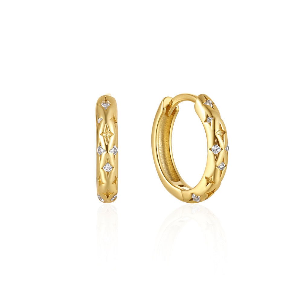Fia Huggie Hoops - Réalta