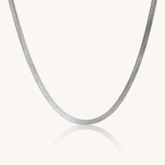 Herringbone Necklace Necklaces Réalta Silver 