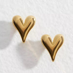 Holly Heart Studs - Réalta