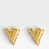 Holly Heart Studs - Réalta
