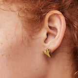 Holly Heart Studs - Réalta