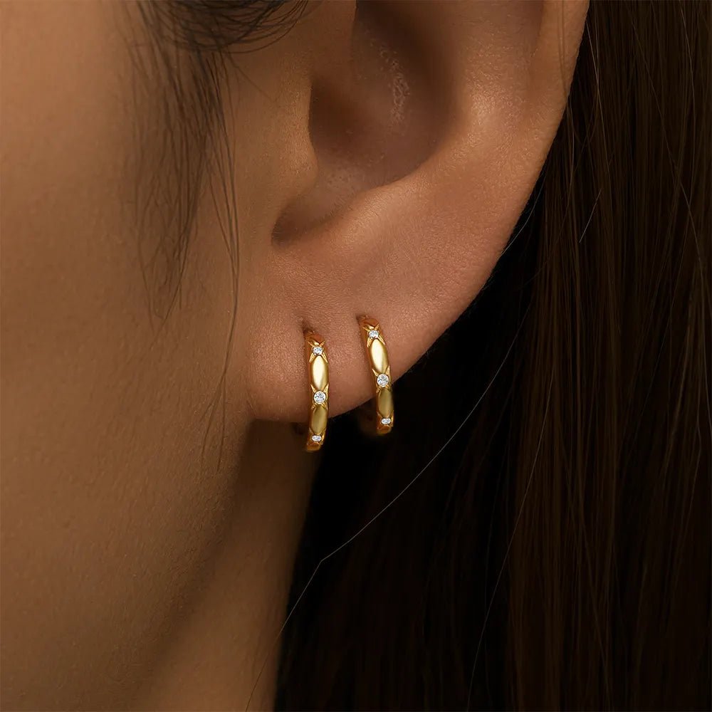 Muireann Huggie Hoops - Réalta