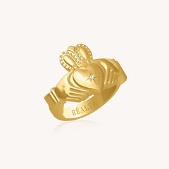 New Age Claddagh Rings Réalta Gold 5 