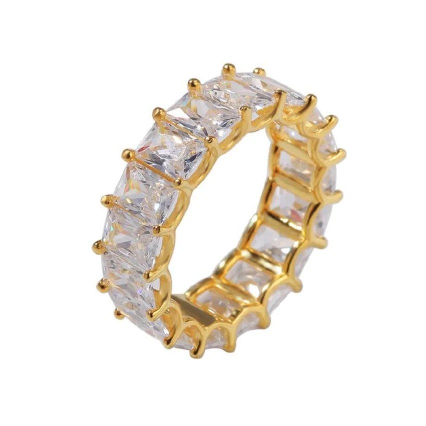 Pave Baguette Ring - Réalta