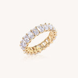 Pave Baguette Ring - Réalta