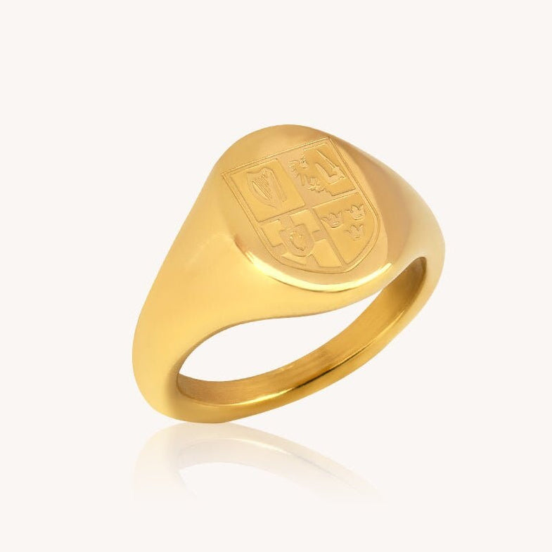 Province Signet Ring Rings Réalta Gold 5 