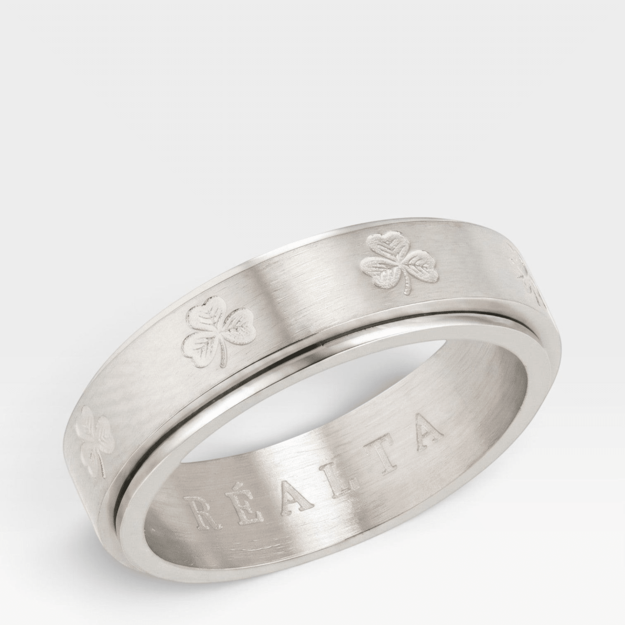 Réalta Clover Spinner Band Ring - Réalta