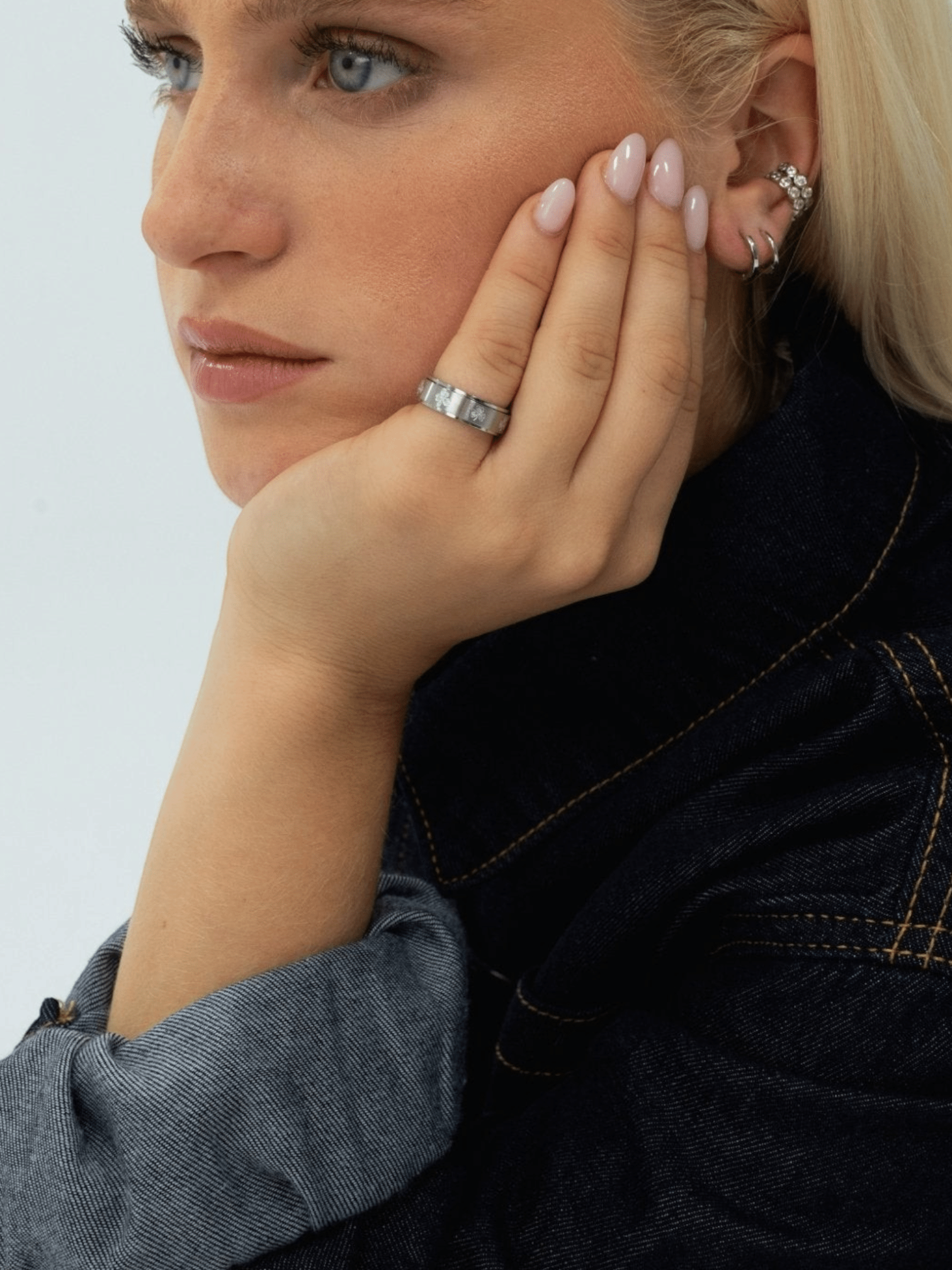 Réalta Clover Spinner Band Ring - Réalta