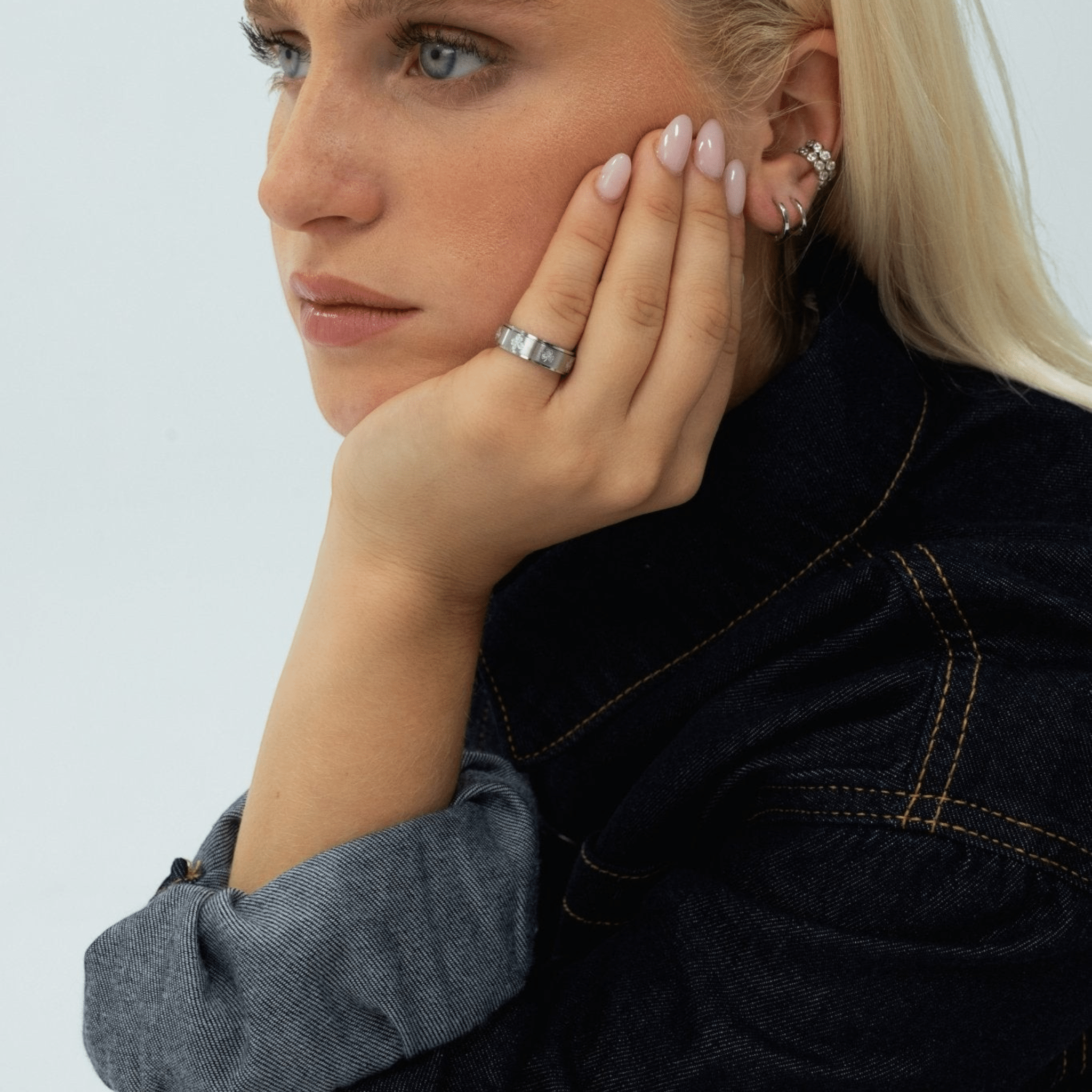 Réalta Clover Spinner Band Ring - Réalta