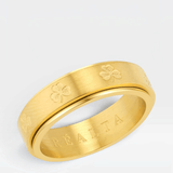 Réalta Clover Spinner Band Ring - Réalta