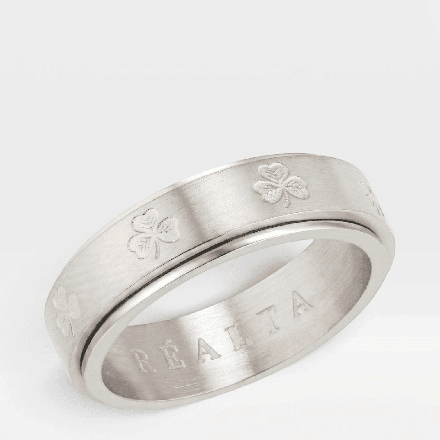 Réalta Clover Spinner Band Ring - Réalta