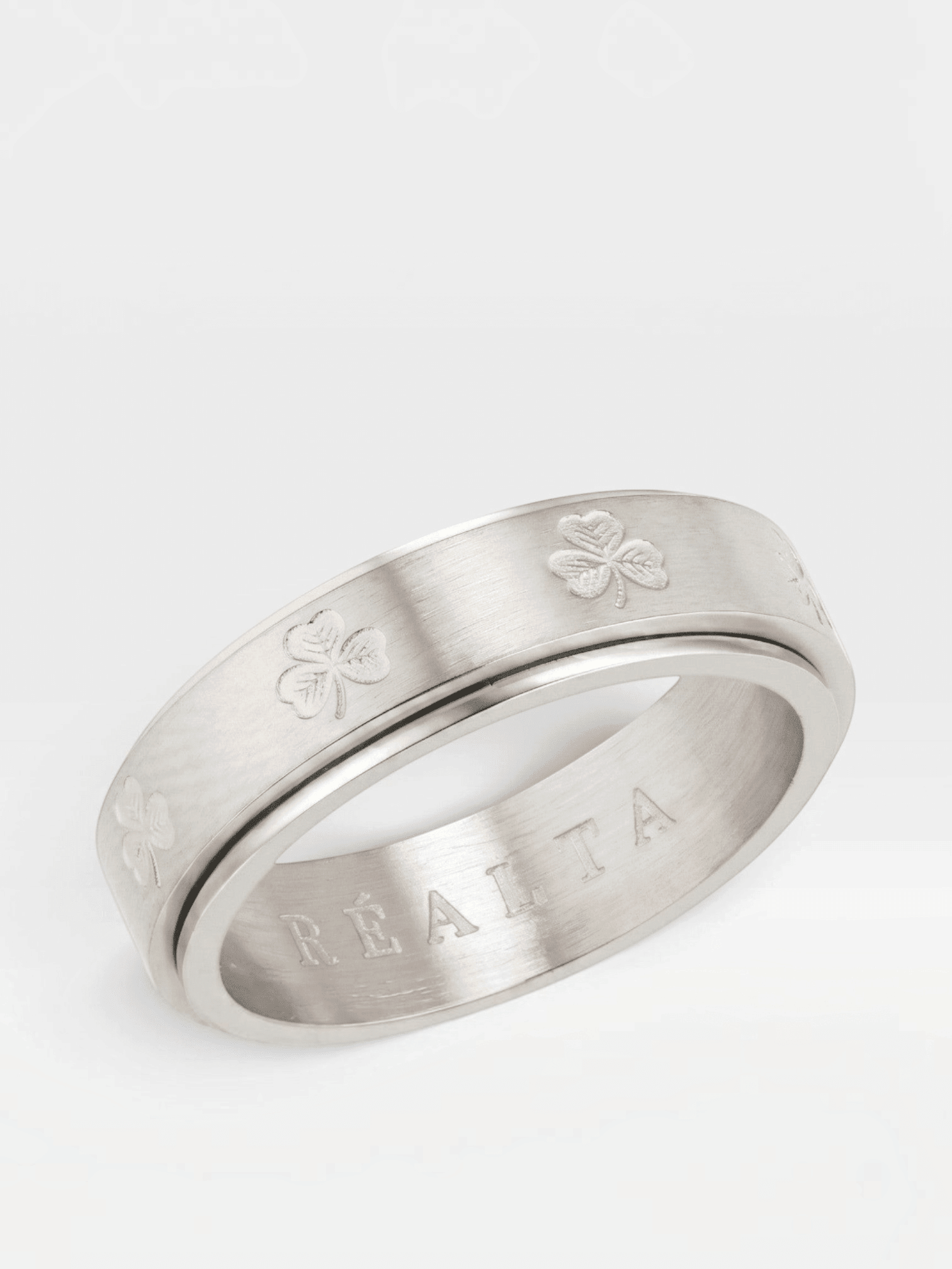 Réalta Clover Spinner Band Ring - Réalta
