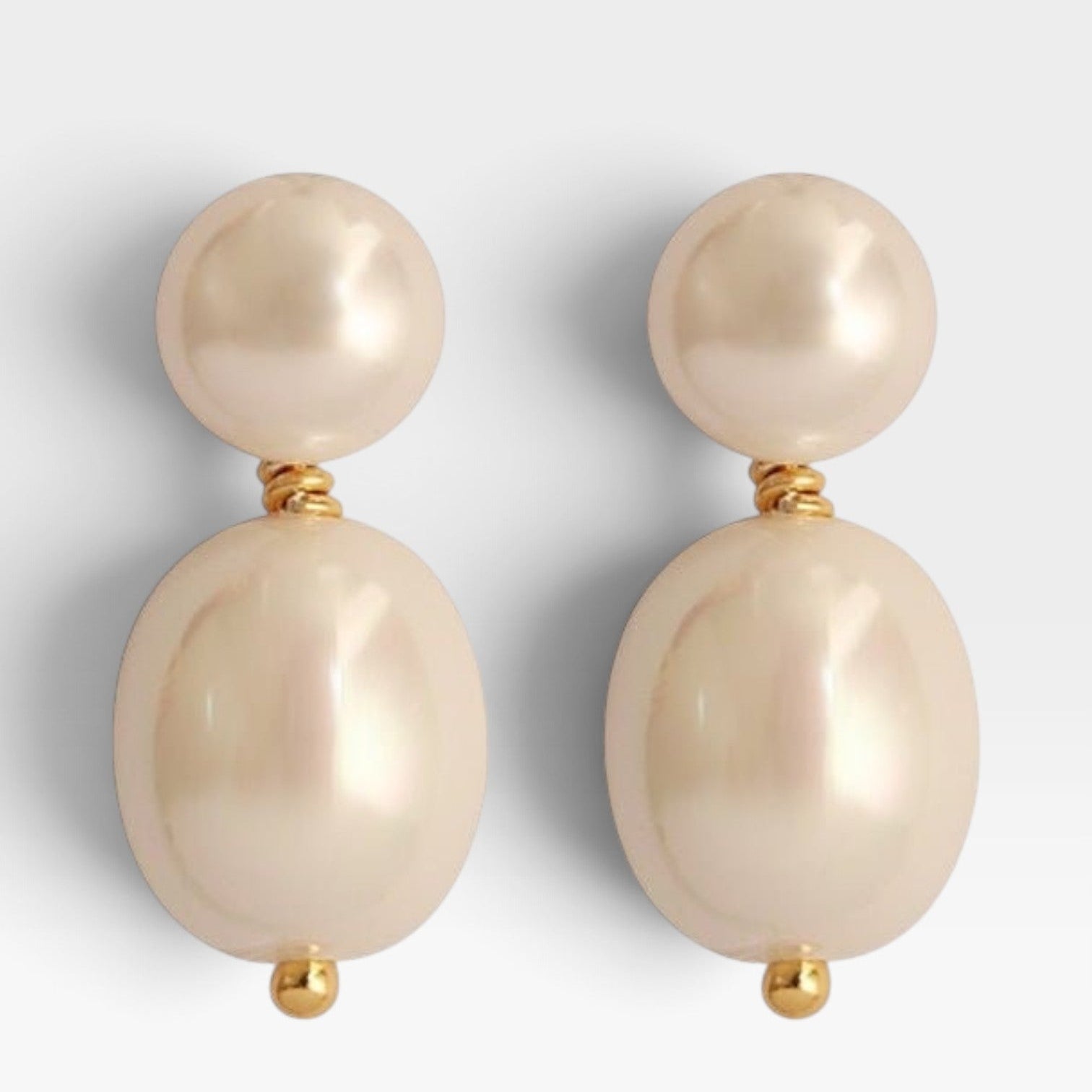 Robyn Pearl Drop Earrings - Réalta