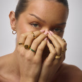 Sara Initial Ring - Réalta