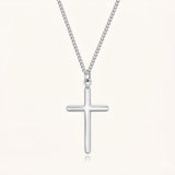 Cross Necklace Necklaces Réalta Silver 