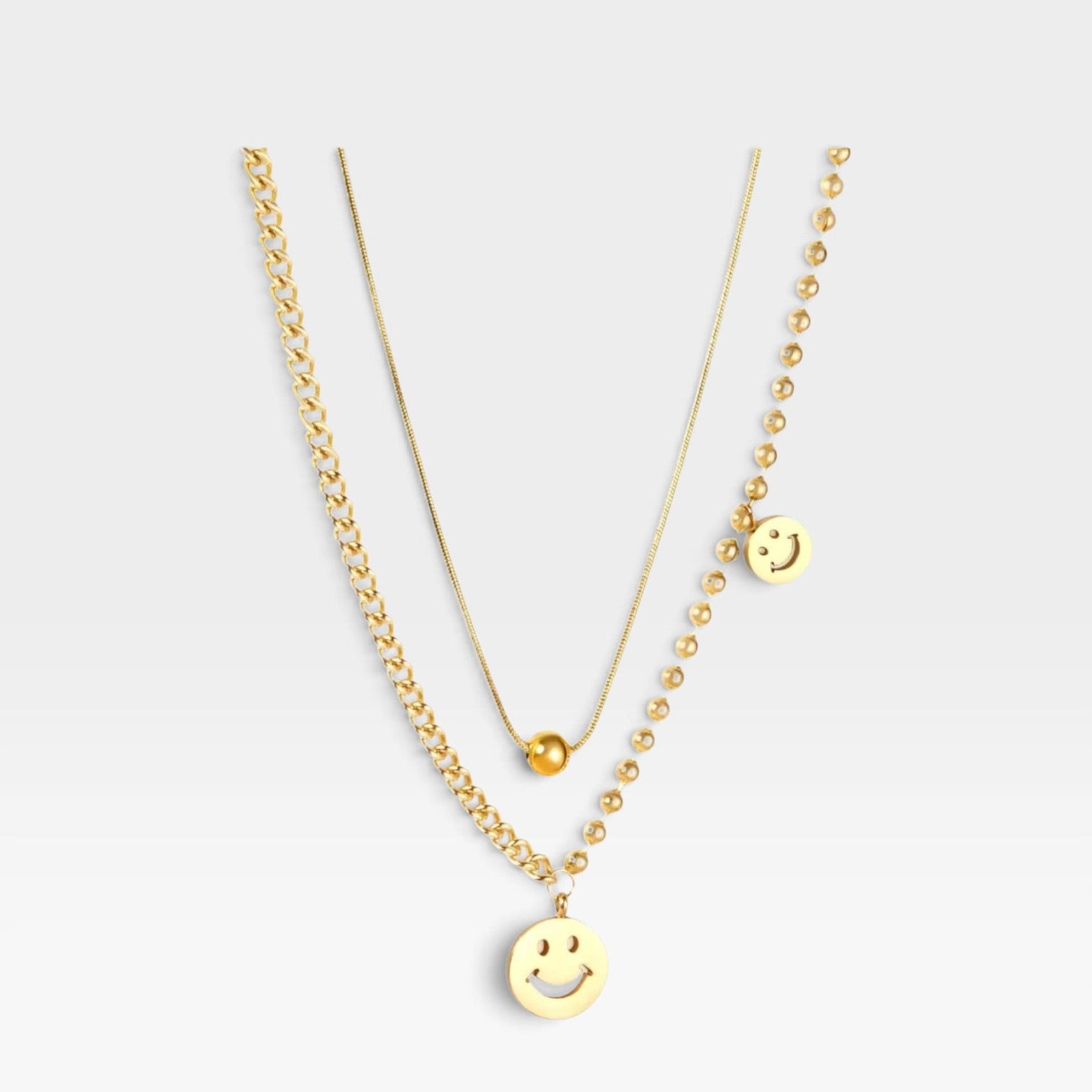 Smiley Pendant Necklace - Réalta