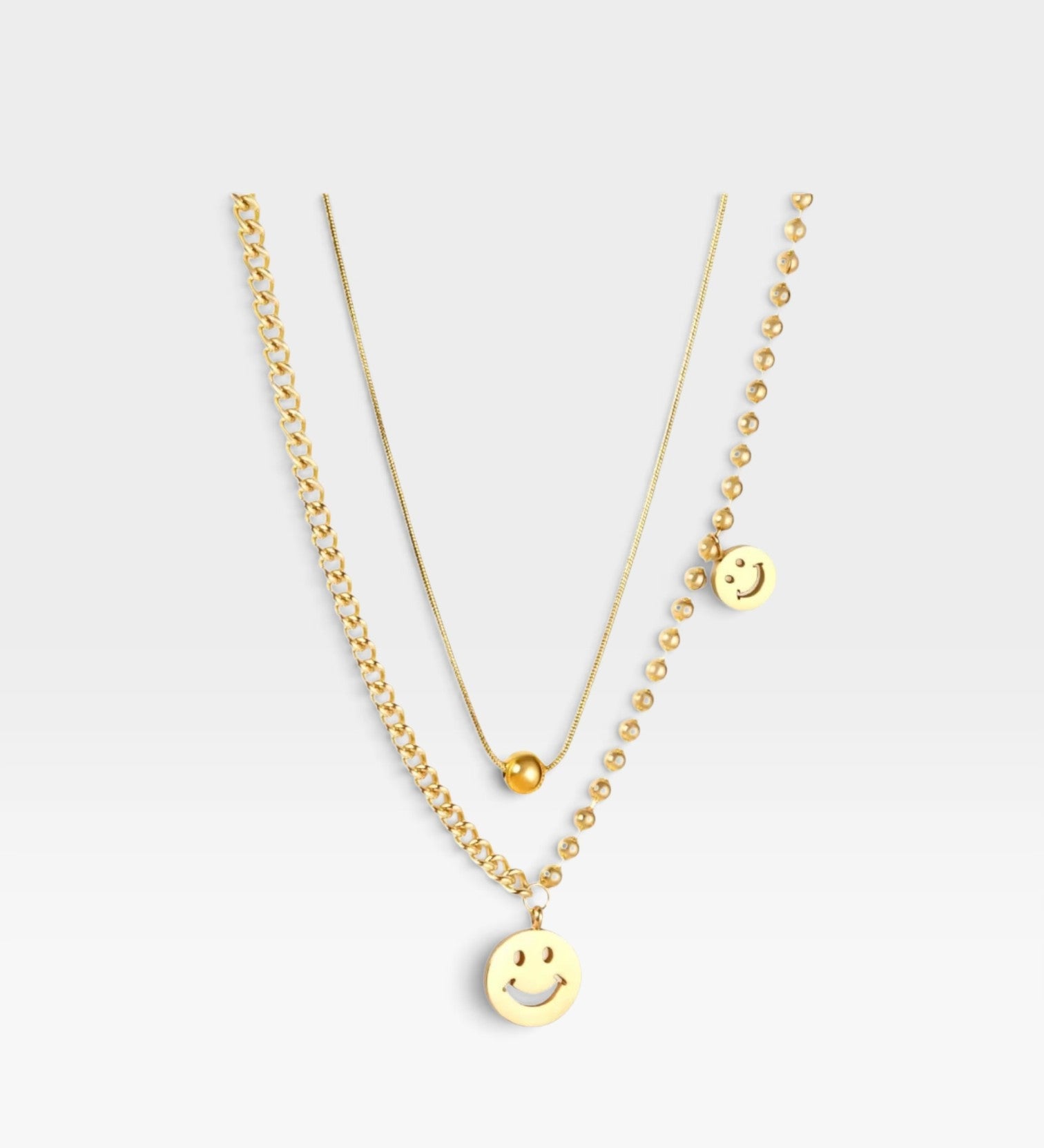 Smiley Pendant Necklace - Réalta
