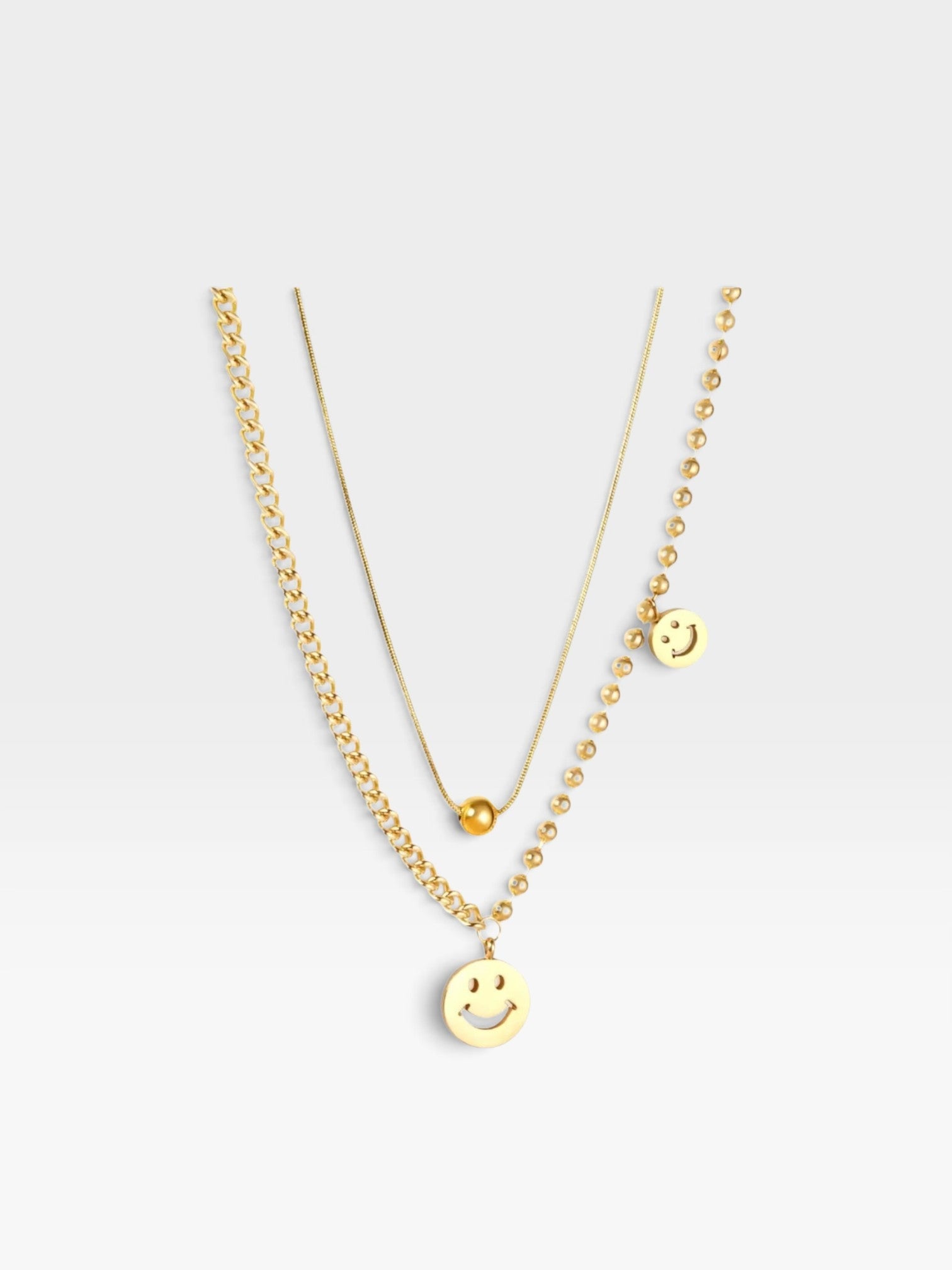 Smiley Pendant Necklace - Réalta
