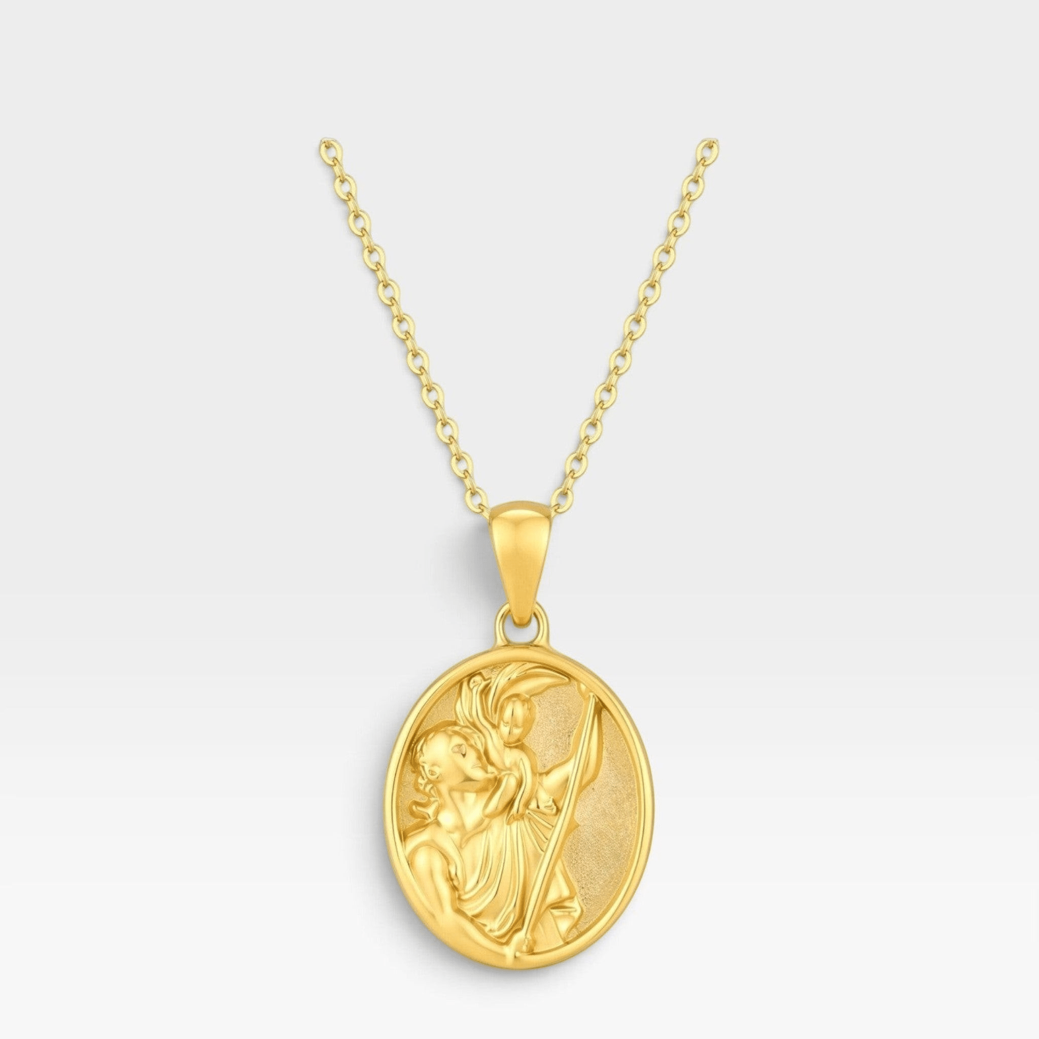St. Christopher Medal Necklace - Réalta