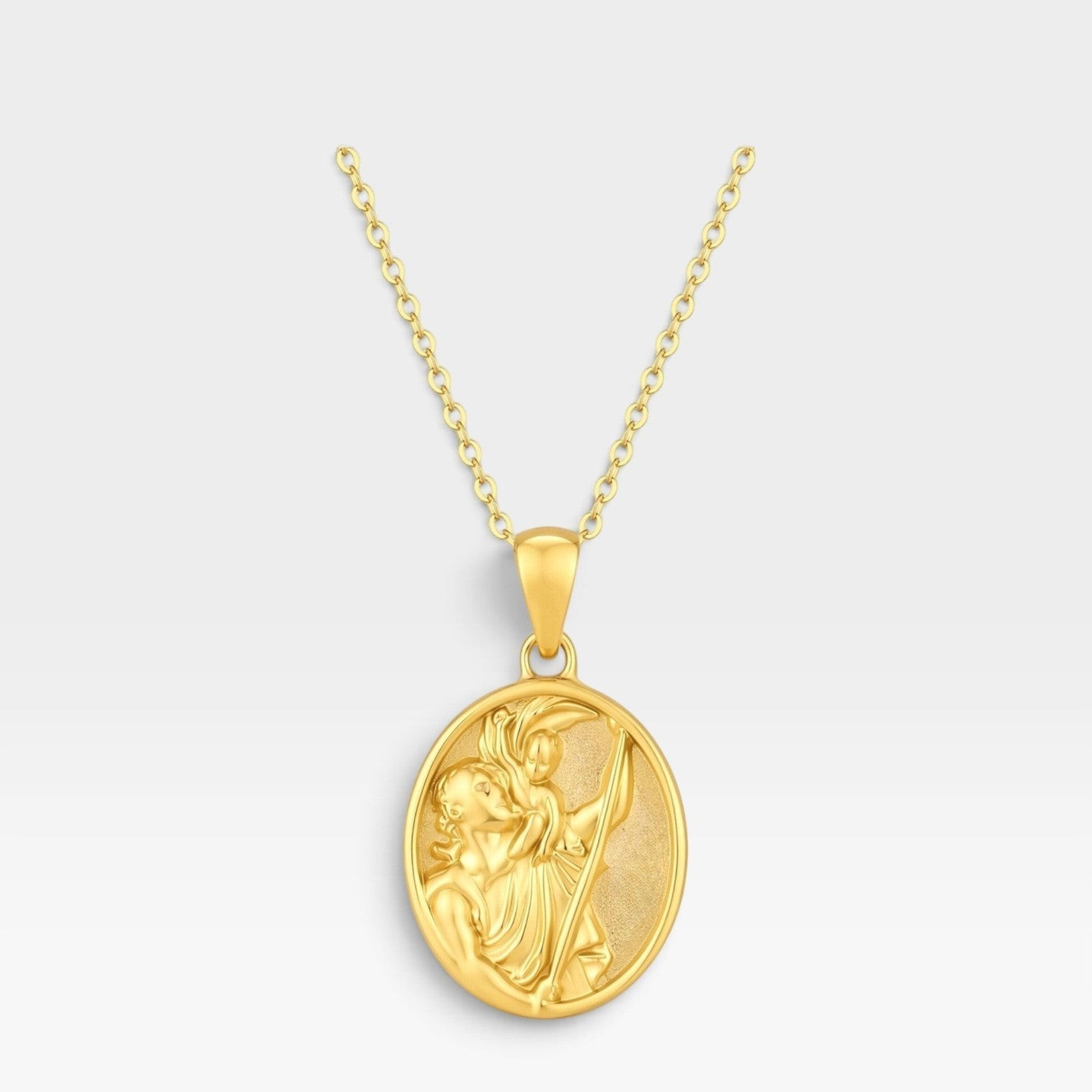 St. Christopher Medal Necklace - Réalta