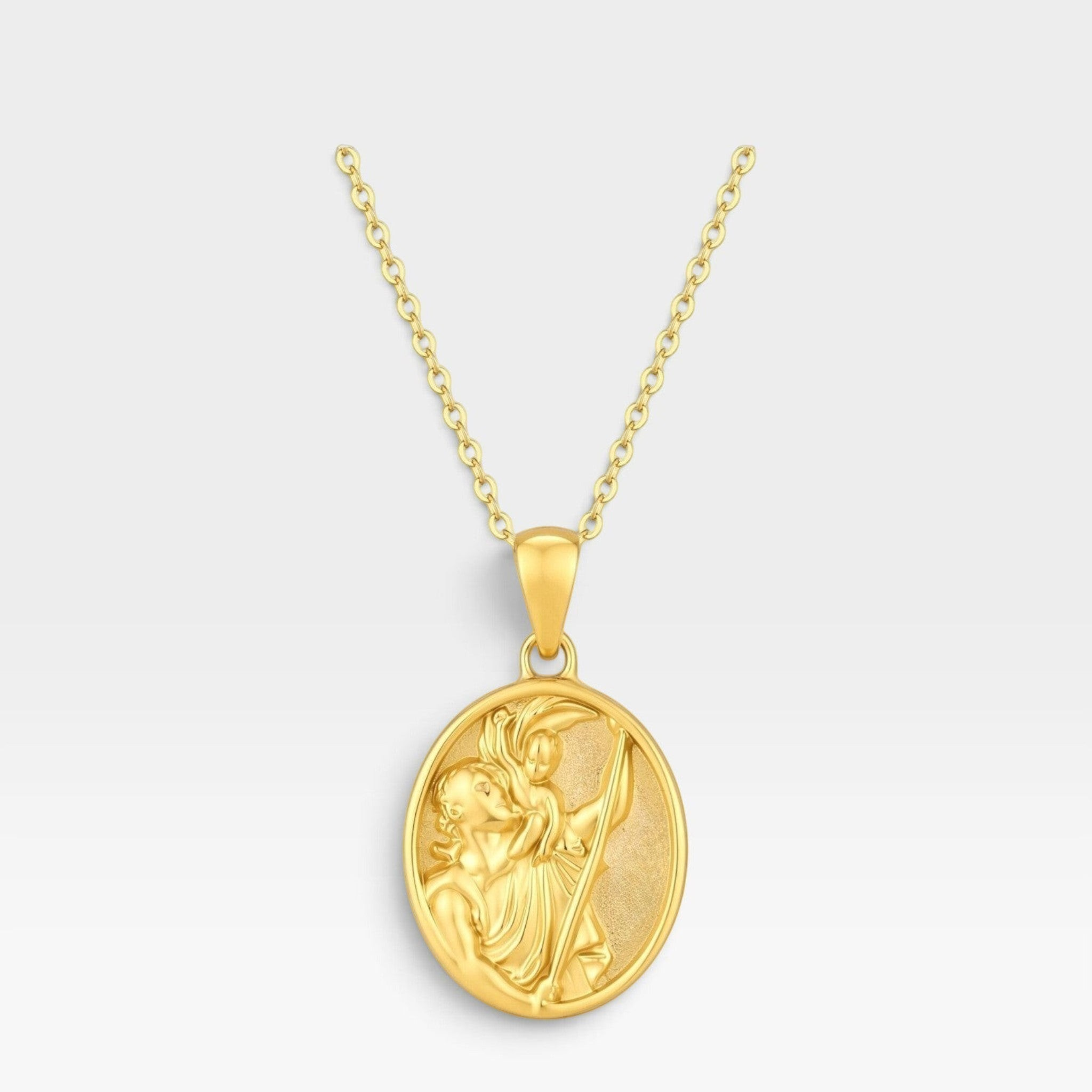 St. Christopher Medal Necklace - Réalta